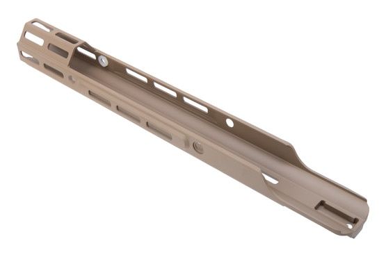 MREX20 AXL M-LOK Handguard for FN SCAR 20S has an FDE Cerakote finish